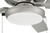 Craftmade OS119PN5 Outdoor Super Pro 119-60 in. Indoor/Outdoor Dual Mount Painted Nickel Ceiling Fan with Optional LED Light Kit