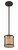 Craftmade 54591-ABZ Malaya 1 Light Mini Pendant in Aged Bronze Brushed