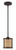 Craftmade 54591-ABZ Malaya 1 Light Mini Pendant in Aged Bronze Brushed