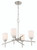 Craftmade 54624-SN Cadence 4 Light Chandelier in Satin Nickel