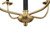 Craftmade 54824-FBSB Stanza 4 Light Chandelier in Flat Black/Satin Brass