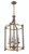 Craftmade 54834-BNKSB Stanza 4 Light Foyer in Brushed Polished Nickel/Satin Brass