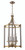 Craftmade 54834-BNKSB Stanza 4 Light Foyer in Brushed Polished Nickel/Satin Brass