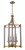 Craftmade 54834-BNKSB Stanza 4 Light Foyer in Brushed Polished Nickel/Satin Brass