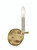 Craftmade 54861-BNKSB Stanza 1 Light Wall Sconce in Brushed Polished Nickel/Satin Brass