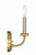 Craftmade 54861-BNKSB Stanza 1 Light Wall Sconce in Brushed Polished Nickel/Satin Brass