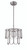 Melody 1 Light Pendant in Brushed Polished Nickel