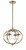 Piltz 4 Light Chandelier in Satin Brass