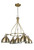 Craftmade 35925-LB Timarron 5 Light Down Chandelier in Legacy Brass