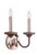Ashwood Vanity 2  Light  Polished Nickel / Grey Wood