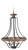 Ashwood 5 Light Pendant in Textured Black/Whiskey Barrel