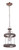 Ashwood Mini Pendant 1  Light  Polished Nickel / Grey Wood