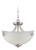 Almeda 3 Light Convertible Semi Flush/Pendant in Satin Nickel