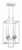 Craftmade 41534-CH Cubic 4 Light Foyer in Chrome