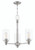 Dardyn Chandelier 3  Light  Brushed Polished Nickel