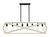 Hansel Island 8 Light - Cottage White / Espresso
