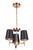 Craftmade 53253-SB Tarryn 3 Light Convertible Semi Flush in Satin Brass