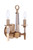 Craftmade 53262-SB Tarryn 2 Light Wall Sconce in Satin Brass