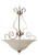 Cecilia 3 Light Inverted Pendant in Brushed Satin Nickel
