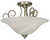 Cecilia 3 Light Inverted Pendant in Brushed Satin Nickel