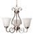 Cecilia 3 Light Chandelier in Brushed Satin Nickel