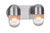 Craftmade 55002-BNK Pill 2 Light Vanity in Brushed Polished Nickel