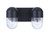 Craftmade 55002-FB Pill 2 Light Vanity in Flat Black