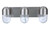 Craftmade 55003-BNK Pill 3 Light Vanity in Brushed Polished Nickel