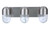 Craftmade 55003-BNK Pill 3 Light Vanity in Brushed Polished Nickel