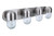 Craftmade 55004-BNK Pill 4 Light Vanity in Brushed Polished Nickel
