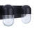 Pill 4 Light Vanity in Flat Black