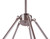 Union 5 Light Outdoor Chandelier in Satin Aluminum