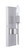 Craftmade 54361-BNK Larrson 1 Light Wall Sconce in Brushed Polished Nickel