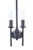 Craftmade 54392-FB Larrson 2 Light Mini Pendant in Flat Black