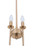 Craftmade 54392-SB Larrson 2 Light Mini Pendant in Satin Brass