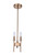 Craftmade 54392-SB Larrson 2 Light Mini Pendant in Satin Brass