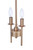 Craftmade 54392-SB Larrson 2 Light Mini Pendant in Satin Brass