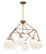 Orion 9 Light Chandelier in Patina Aged Brass