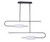 Craftmade 53874-FB-LED Tuli LED Island in Flat Black