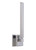 Horizon Wall Sconce 1 LED Light  Chrome