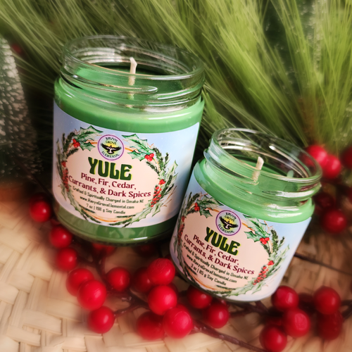 Light our YULE Candle and Invoke the Magicks of the season!! Handcrafted & Spiritually Charged by the folks at Ravyn Grove Elemental LLC! Light our YULE Candle and Invoke the Magicks of the season!! Handcrafted & Spiritually Charged by the folks at Ravyn Grove Elemental LLC!