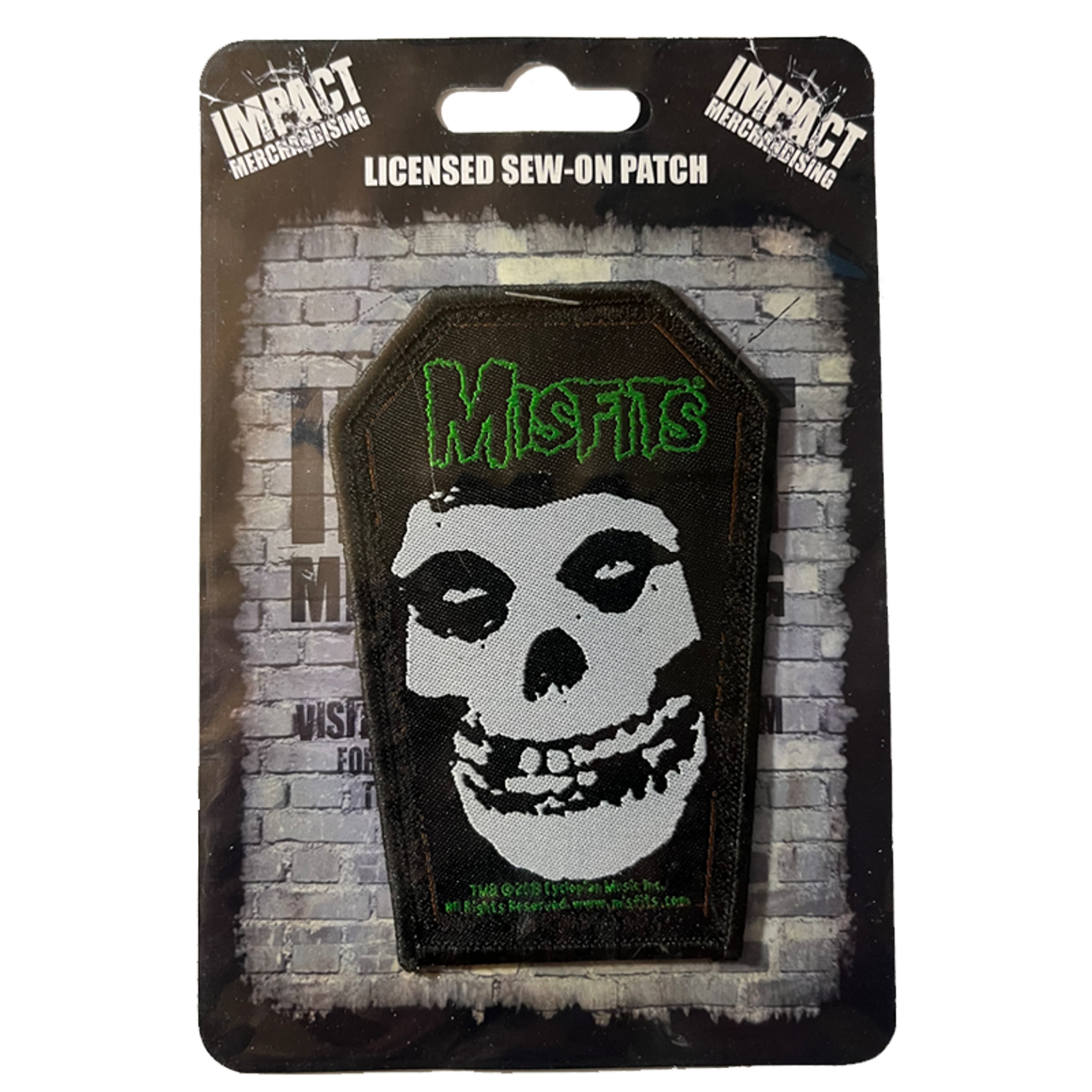 MISFITS Patch: You Choose Design Rare 1. Coffin Shaped 2. Rectangle Sew on  Woven Patch From 2002 -  Israel