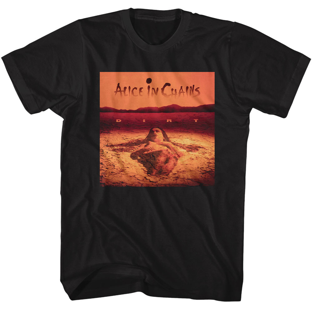 Alice in Chains Alice Dirt Album Black Mens T-shirt