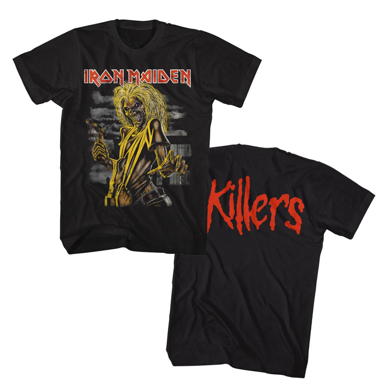 Iron Maiden Killers 2 sided black s/s mens tee