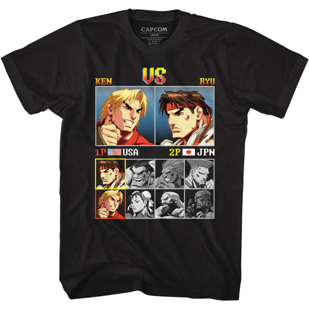 STREET FIGHTER KEN VS RYU s/s tee