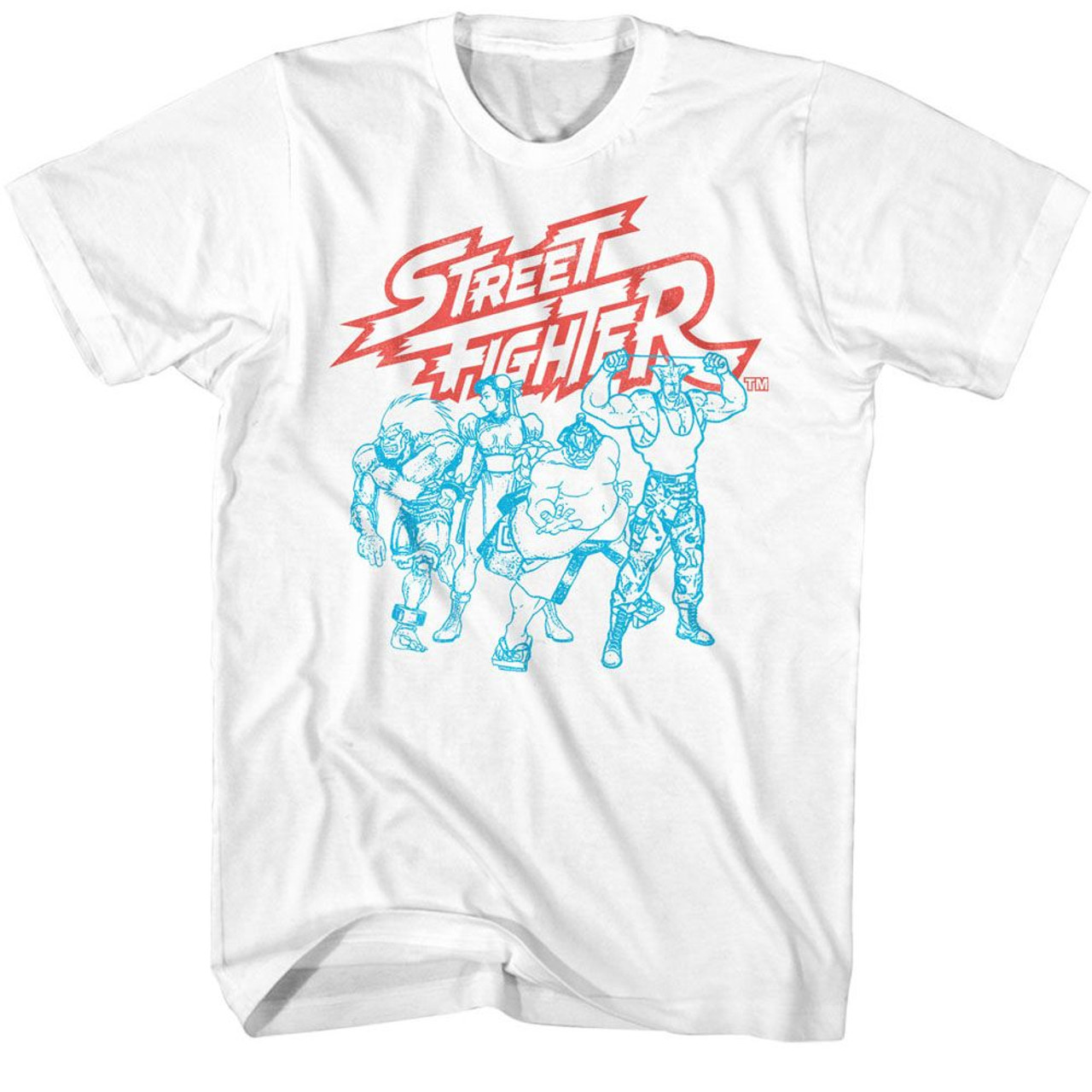 STREET FIGHTER Ⅱ ストリートファイター2 全キャラ集合Tシャツ STREET FIGHTER Ⅱ ストリートファイター2 全キャラ集合Tシャツ