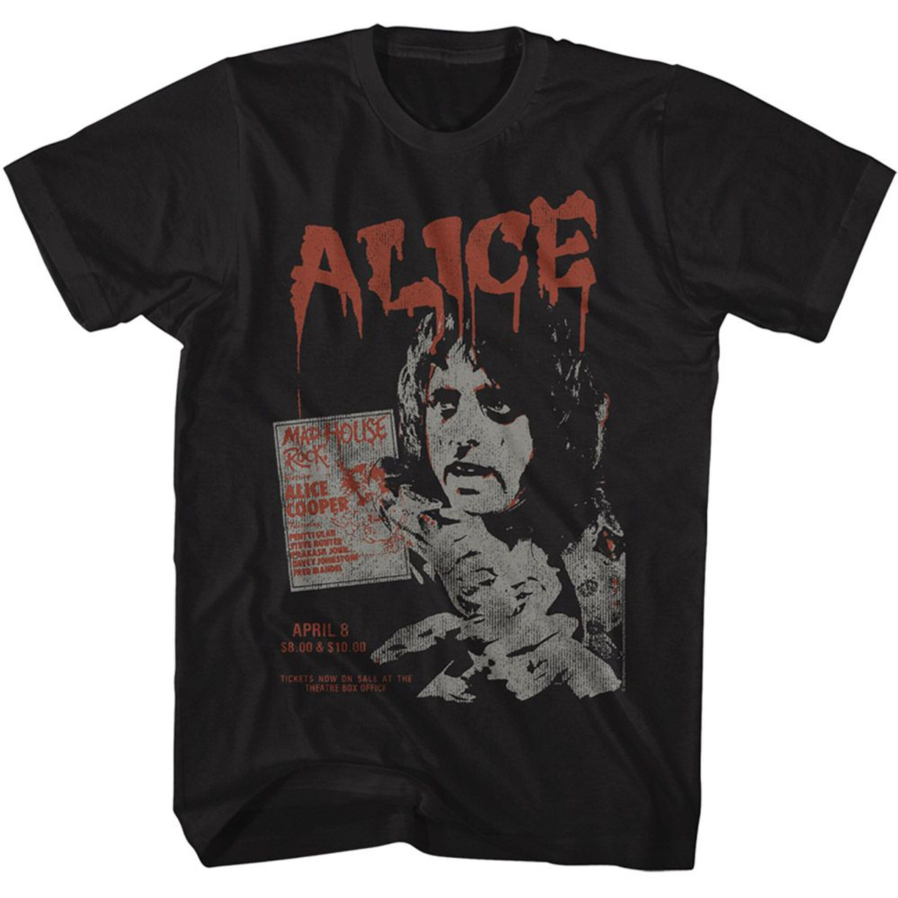 ALICE COOPER ALICE COOPER MADHOUSE ROCK s/s tee