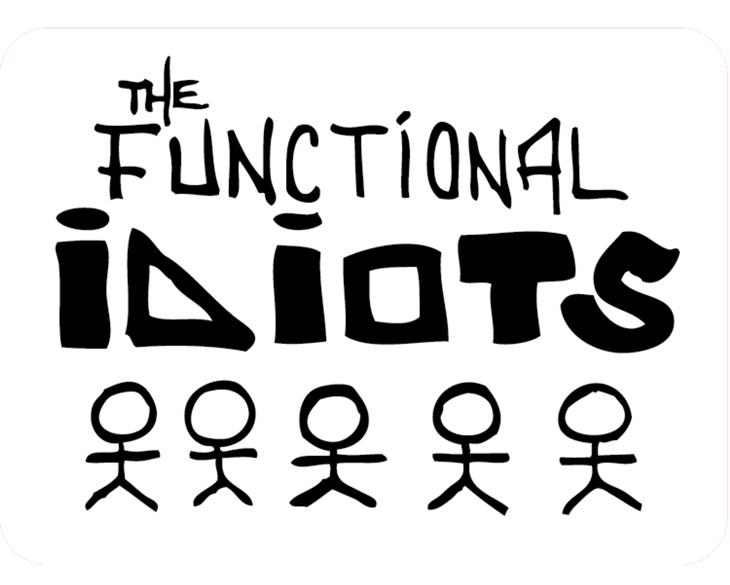 The Functional Idiots | Stick Figure | Sticker