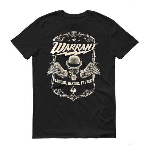 Warrant | Louder Harder Faster | Men's T-shirt 