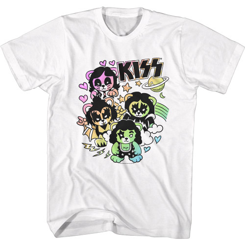 KISS KISS BEARS WHITE s/s tee